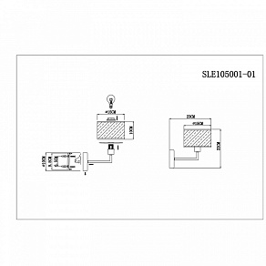 Бра EVOLUCE Belge SLE105001-01