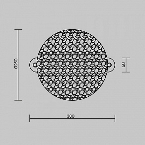Накладной светильник Maytoni Mangata MOD387WL-L8CH3K
