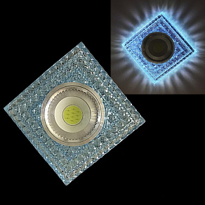 Встраиваемый светильник Reluce  42197-9.0-001PL MR16+LED3W LBL