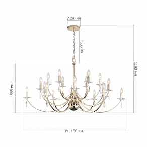 Подвесная люстра ST-Luce BRASS SL1405.203.18