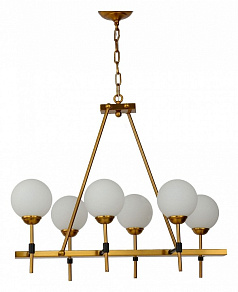Подвесная люстра LUMINA DECO Aldono LDP 7004-6 MD+BK
