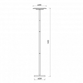 Торшер Mantra Tina 9005