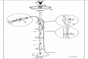 Торшер с подсветкой Eglo ПРОМО UP 5 93207