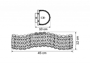 Накладной светильник Lightstar Onda 741632