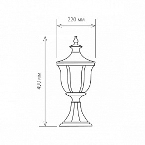 Наземный низкий светильник Elektrostandard Taurus a031933