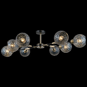 Люстра на штанге ILLUMICO  IL0253-8CSQ-79 BK AB