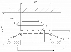 Встраиваемый светильник Elektrostandard Combi a069006
