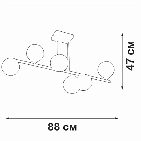 Люстра на штанге Vitaluce V2046 V2046-1/6PL