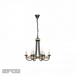 Подвесная люстра iLamp Dream 10190-6P BK