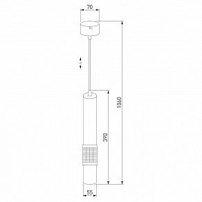 Подвесной светильник Elektrostandard DLN001 a045509