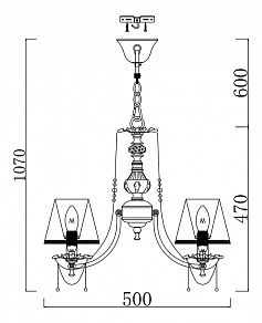 Подвесная люстра Maytoni Lolita ARM305-03-W