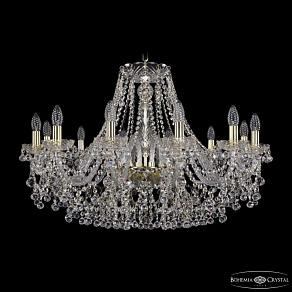 Подвесная люстра Bohemia Ivele Crystal 1409 1409/12/300 G