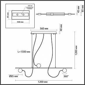 Подвесной светильник Odeon Light Nera 6600/21L
