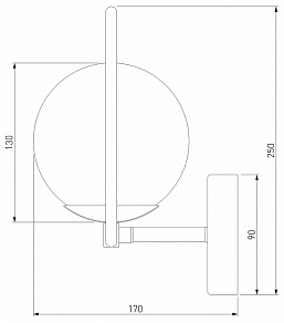 Бра Eurosvet Ringo 50289 золото