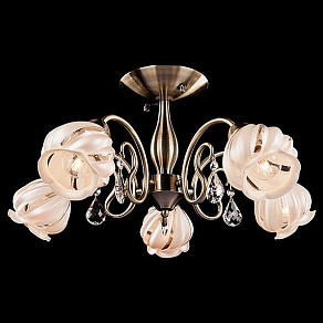 Люстра на штанге Eurosvet 70023 70023/5 античная бронза