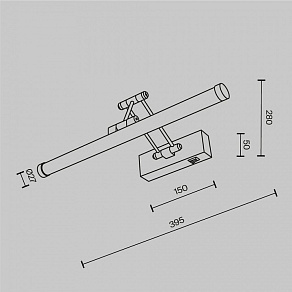 Подсветка для картины Maytoni Luster MIR268WL-L3W3K