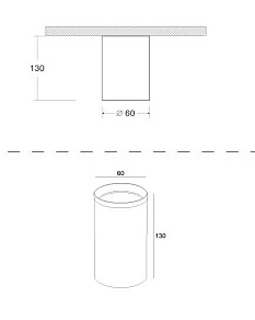 Накладной светильник Maytoni Focus Design C036CL-01G