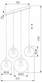 Подвесной светильник TK Lighting Esme 5381 Esme