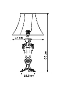 Настольная лампа декоративная Lightstar Argento 712914