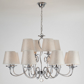 Подвесная люстра Eurosvet Fresa 70068/12 хром