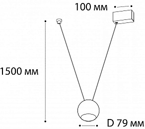 Подвесной светильник Italline IT03-1424 IT03-1424 black