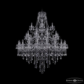 Подвесная люстра Bohemia Ivele Crystal 1415 1415/20+10+5/460/3d Ni