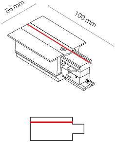 Токопровод левый Nowodvorski Ctls Power 8235