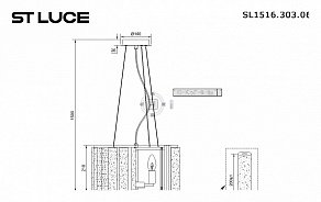 Подвесной светильник ST-Luce Delight SL1516.303.06