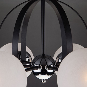 Люстра на штанге Eurosvet Globe 70082/6 хром/черный