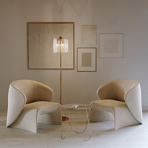 Торшер Eurosvet Claire 01171/3 золото