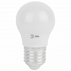 Лампа светодиодная Эра Стандарт E27 9Вт 6000K LED P45-9W-860-E27
