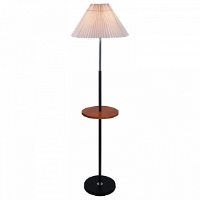 Торшер с полкой Reluce 02030 02030-0.6-01A BK