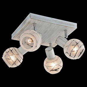 Спот Eurosvet 20036 20036/4 белый с золотом/хром