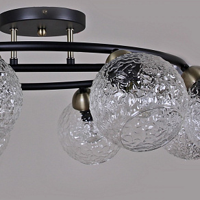 Потолочная люстра ILLUMICO  IL0296-8CSQ-79 BK AB
