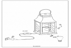 Настольная лампа декоративная Eglo ПРОМО Lisburn 49294