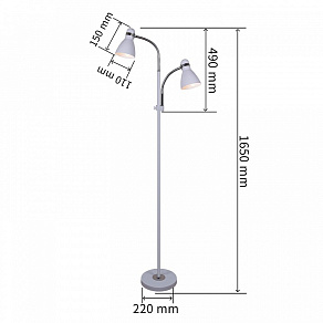 Торшер Reluce 03941 03941-0.6-02 BK