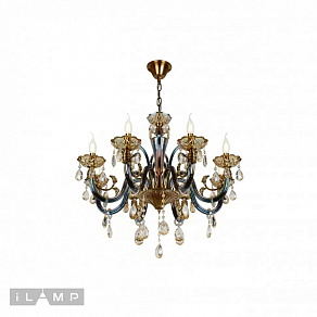 Подвесная люстра iLamp Asia 61081-8 BR
