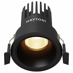 Встраиваемый светильник Maytoni Dip DL115-10W-2.7K-B