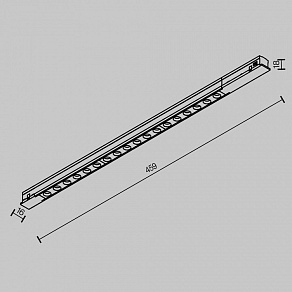 Накладной светильник Maytoni Technical Points TR232-2-15W3K-B
