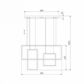 Подвесной светильник Eurosvet Direct 90278/3 сатин-никель Smart