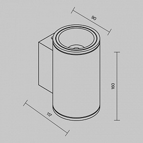 Светильник на штанге Maytoni Shim O303WL-L10W3K
