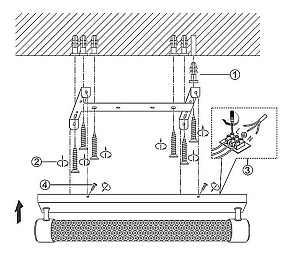 Накладной светильник Globo Alivio 65200-36D