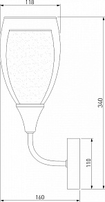 Бра Eurosvet Cosmic 50285/1 золото