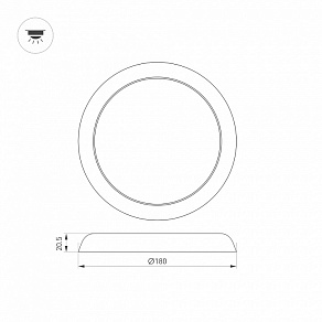 Накладной светильник Arlight FIOKK 034466