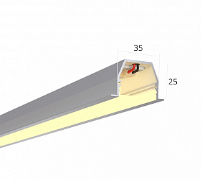 Встраиваемый светильник 6063 LINE 3525 IN 0412446