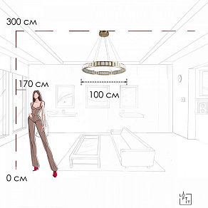 Подвесной светильник Loft it Manhattan 10415/1000