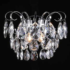 Накладной светильник Eurosvet Crystal 10081/2 хром/прозрачный хрусталь Strotskis