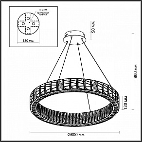 Подвесной светильник Odeon Light Version 5071/100L