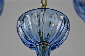 Подвесная люстра Bohemia Ivele Crystal Ivele Crystal 6 1311/10/300 G Aq/Aquamarine/M-1H