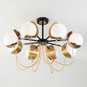 Люстра на штанге Eurosvet Amato 70110/8 черный